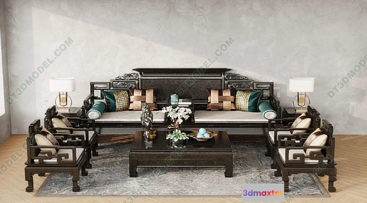 1536174 - FURNITURE - SOFA - 3D Model For Interior Design - 11257 3D Max