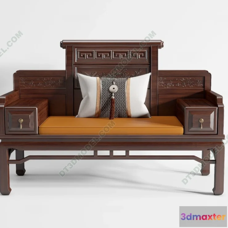 1536176 - FURNITURE - SOFA - 3D Model For Interior Design - 11258 3D Max