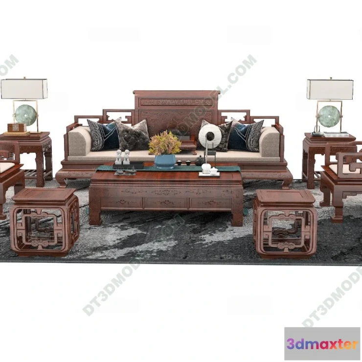 1536180 - FURNITURE - SOFA - 3D Model For Interior Design - 11260 3D Max