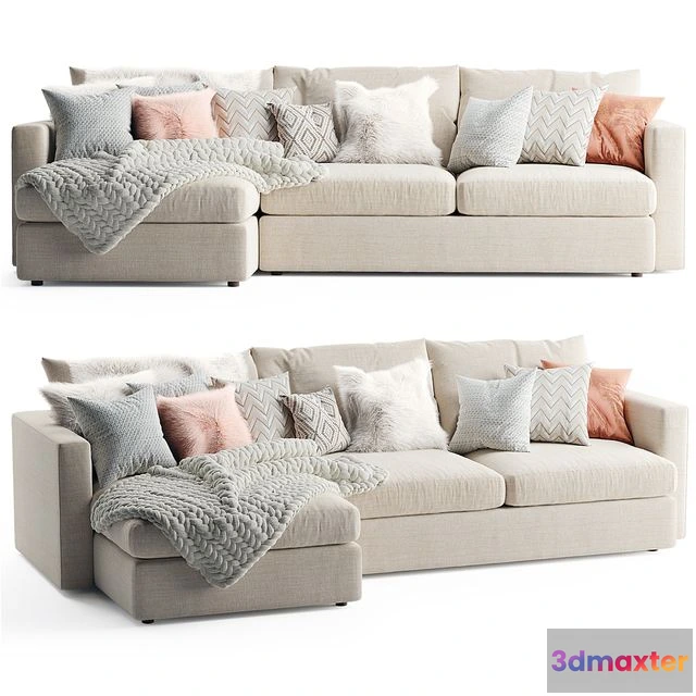 1537888 - Lounge II Crate and Barrel 3D Max