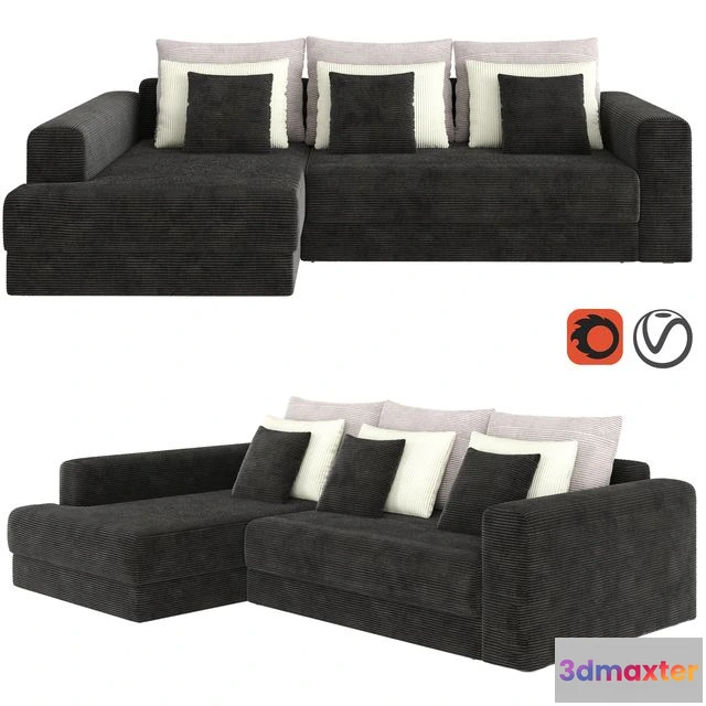 1537924 - Madison Corner Sofa Bed 3D Max