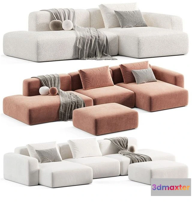 1538196 - Mags Soft 2.5 Seater sofa by Hay 3D Max