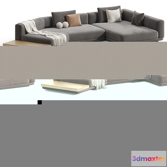 1538328 - Minotti Horizonte Sofa 3 3D Max