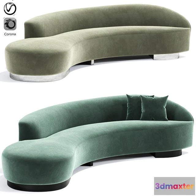 1538424 - Navii long curved sofa 3D Max