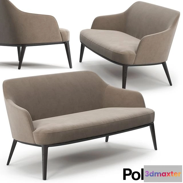 1538678 - Poliform Jane sofa 3D Max