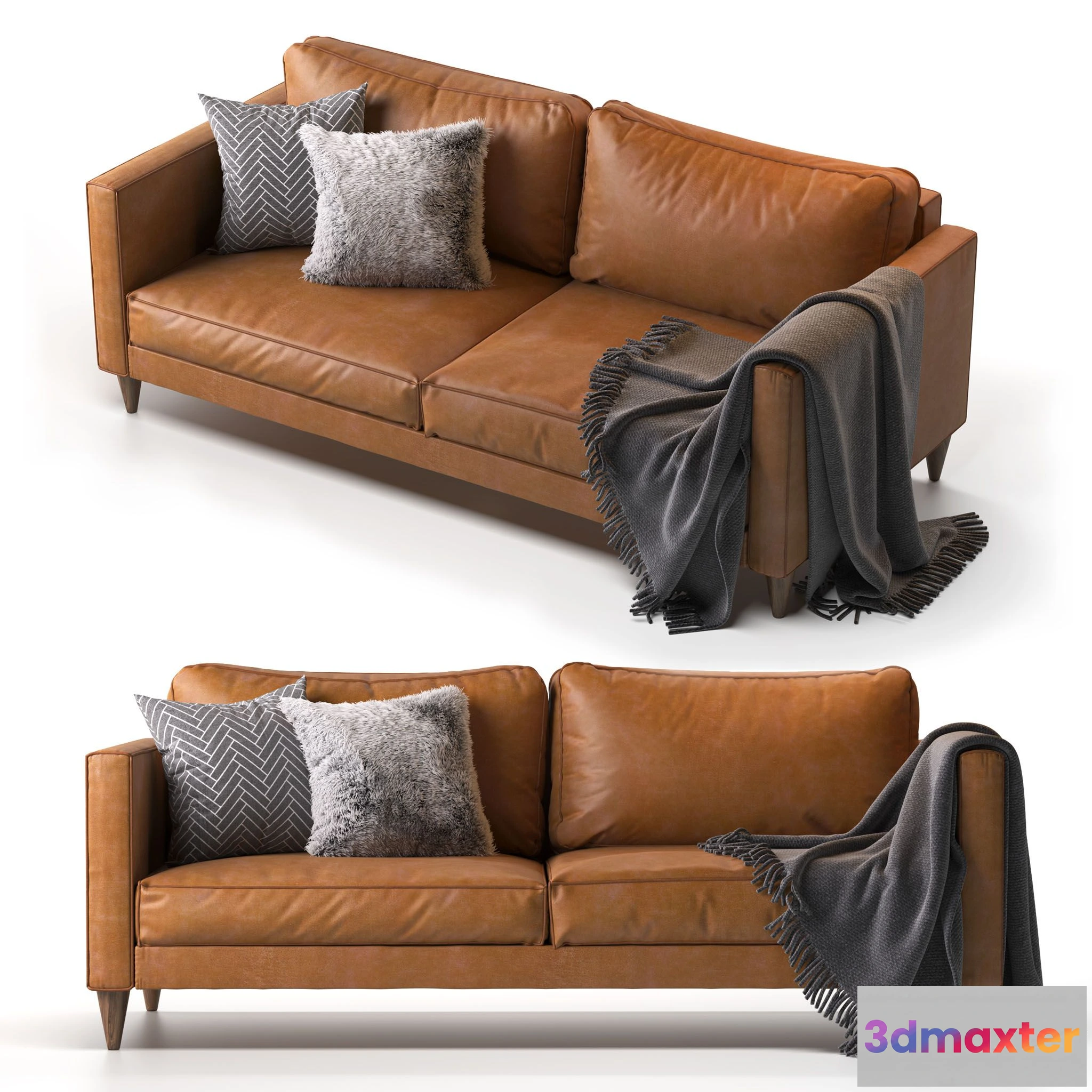 1539207 - Hable Leather Sofa 3D Max