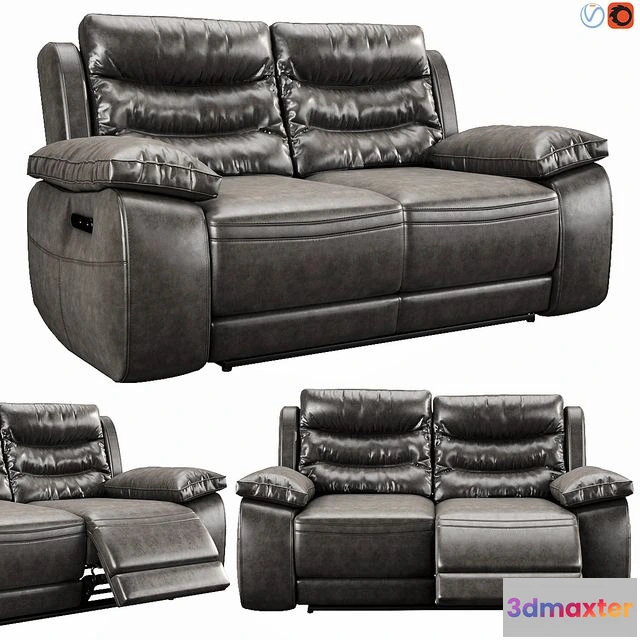 1539213 - Harveys Monterano Recliner 2 Seater 3D Max