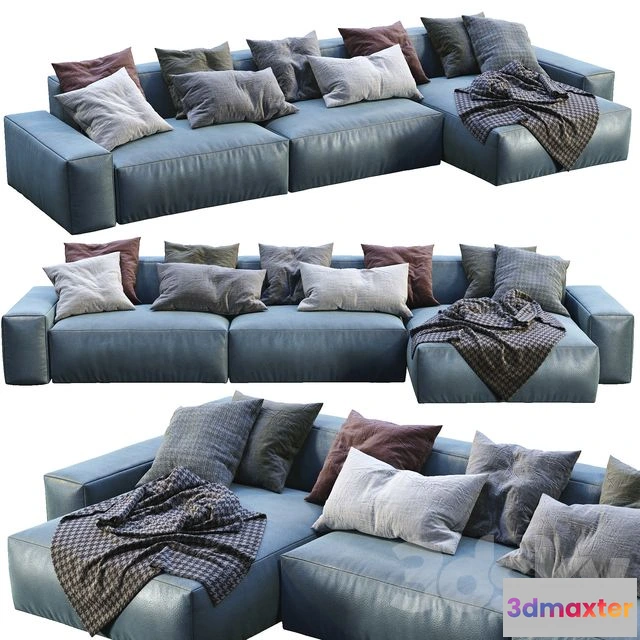 1539241 - Jesse Leather sofa Daniel 1 3D Max