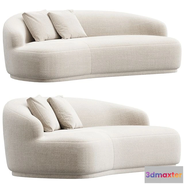 1539467 - Soraya Sofa Dove Cream 3D Max