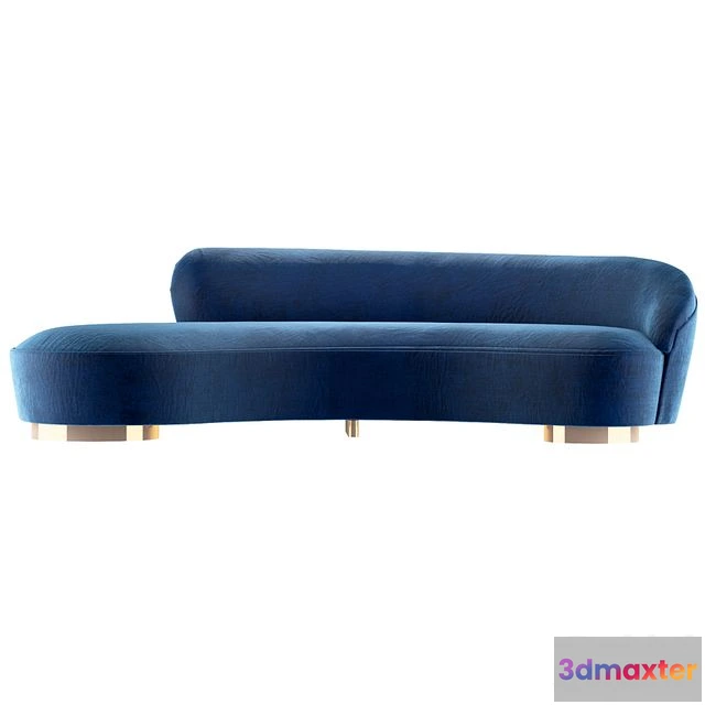 1540643 - Freeform curved sofa 3D Max