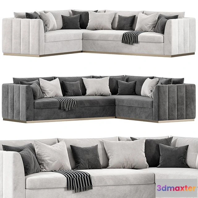 1540905 - Paris Corner Sofa By Horchow 3D Max