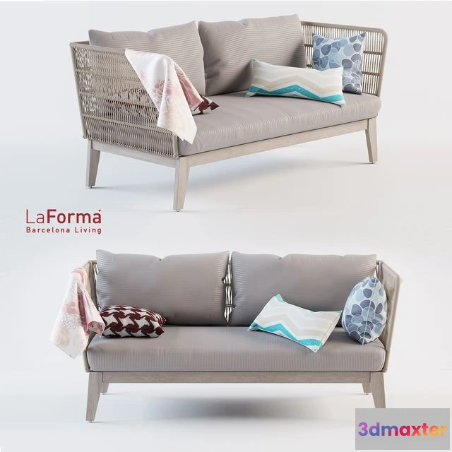 1541511 - Bellano Sofa La Forma 3D Max