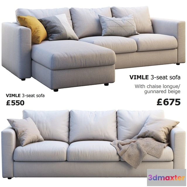 1542119 - Ikea Vimle (2 options) 3D Max