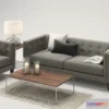 1542557 - Crate & Barrel Aidan Sofa and Aidan Chair 3D Max