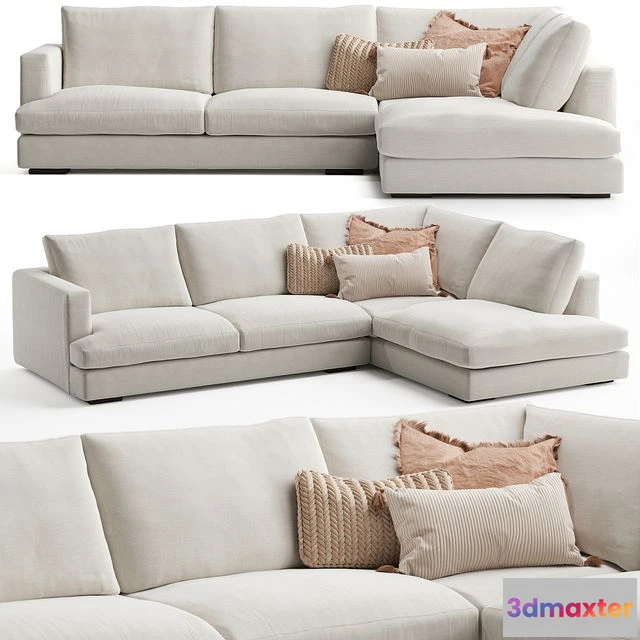 1542821 - Haven 5 Seater Upholstered Sofa 3D Max