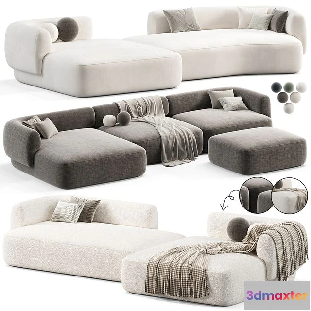 1542843 - Hug Modular Sofa 3D Max