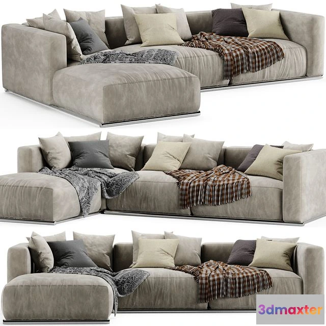 1543173 - Poliform Shangai Chaise sofa 3D Max