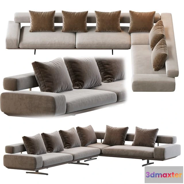 1543567 - Wing corner sofa 3D Max