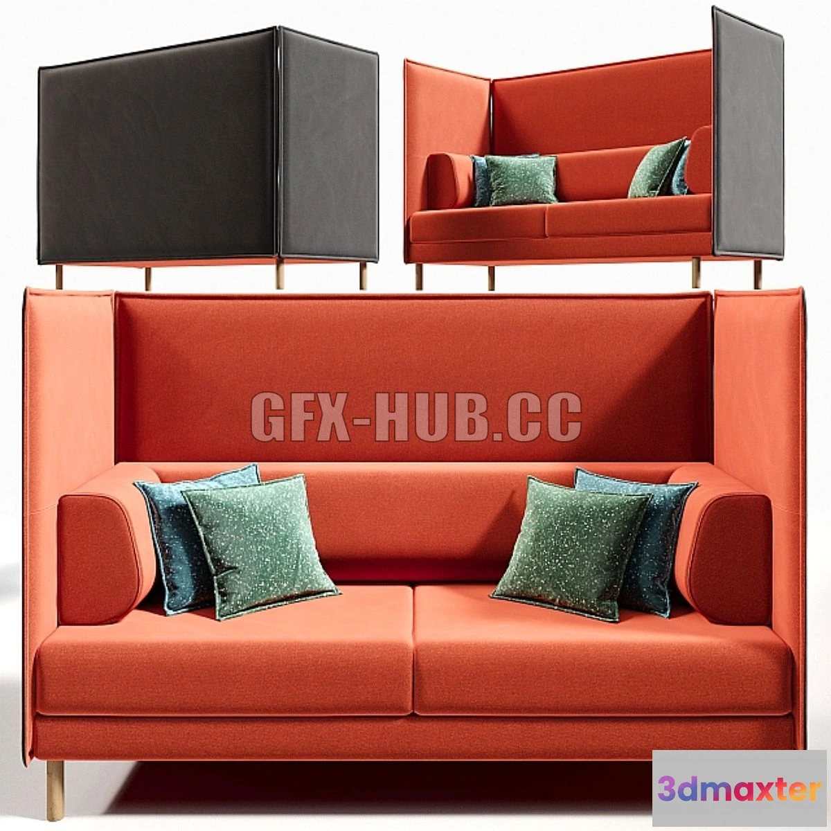 1543639 - iconsofdenmark PRIVATE SOFA 3D Max