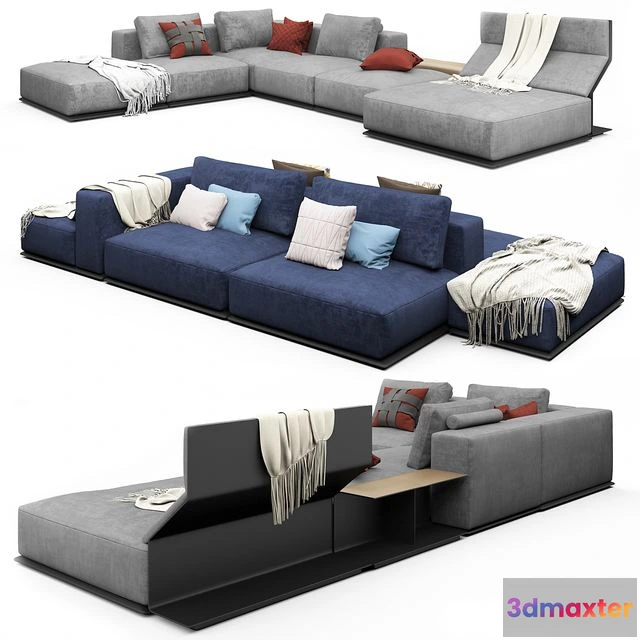 1544409 - Poliform Westside Sofa 3D Max