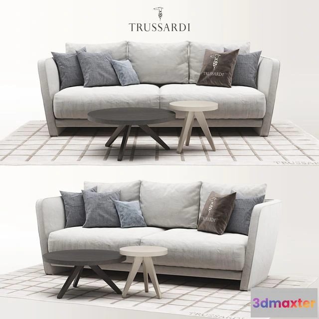 1544877 - Trussardi Casa Lightshell Sofa set 3D Max
