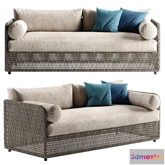 1546379 - West Elm Coastal sofa 3D Max