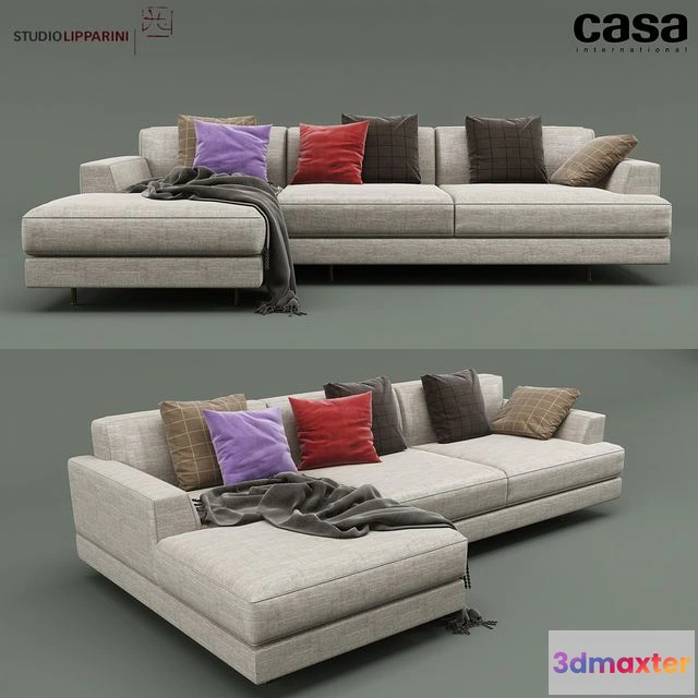 1547083 - Casa Intl Cordovado Corner Sofa 3D Max