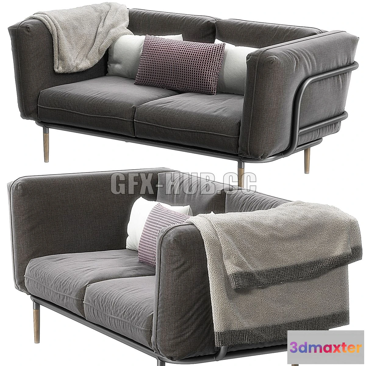 1547891 - Urban sofa by Cane Line 3D Max