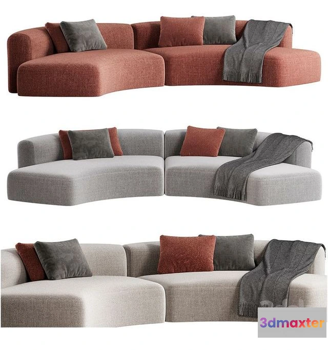 1548569 - Cozy Curve Sofa 3D Max