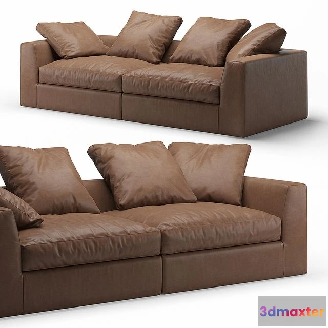 1549327 - Louis 2-seater Sofa Meridiani 3D Max