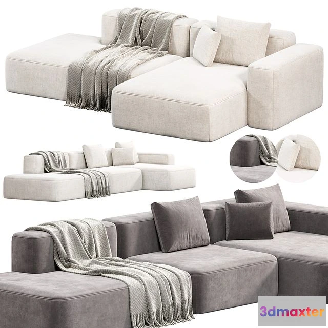 1549539 - MAGS SOFT 25 SEATER Sofa by Hay 3D Max