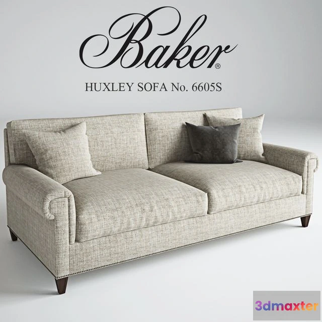 1549737 - Baker HUXLEY SOFA No. 6605S 3D Max