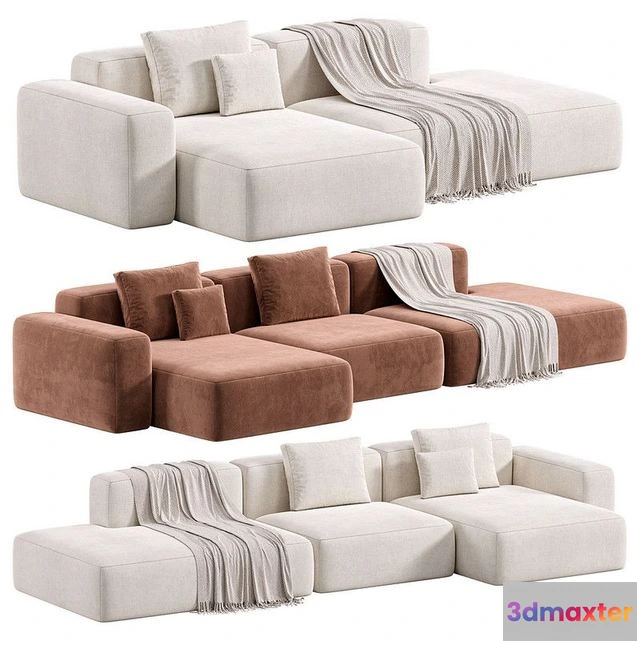 1550087 - MAGS SOFT MODULAR SOFA 3D Max