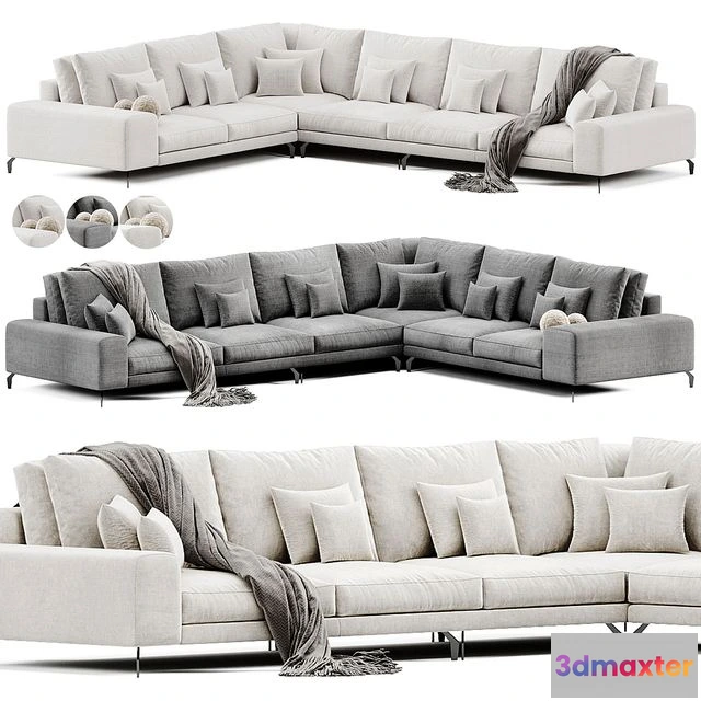 1550091 - Manhattan Sofa By Bizzarto 3D Max