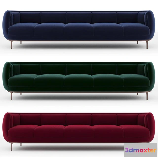 1550297 - Wittmann Vuelta Sofa 5 Seats 3D Max