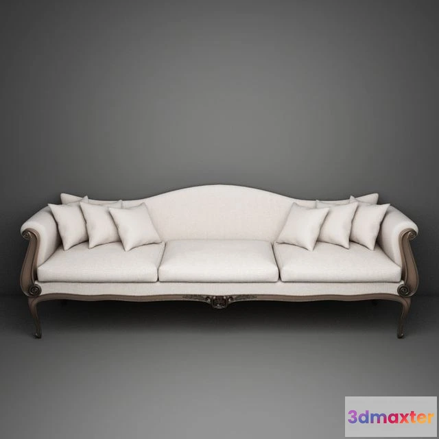 1550879 - Classic Shallow 3 seat 3D Max