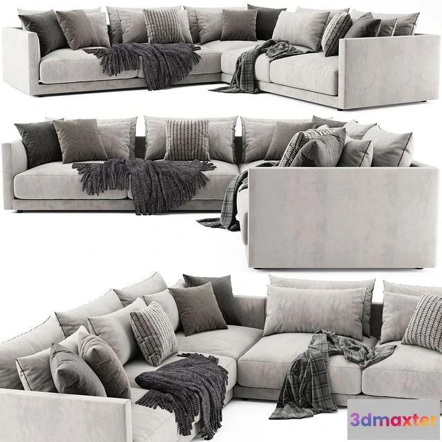 1552235 - Poliform Bristol L Shaped 3D Max