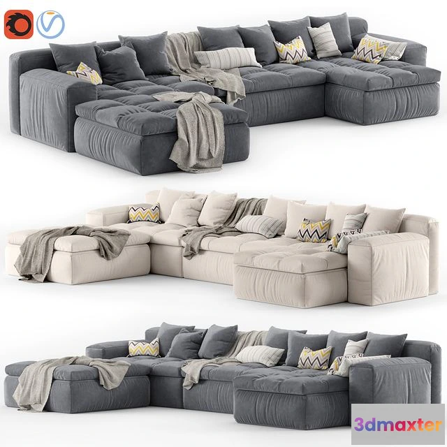 1552539 - Sofa Arflex Nap 3D Max