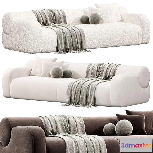 1553483 - Oscar Sofa By Meridiani 3D Max