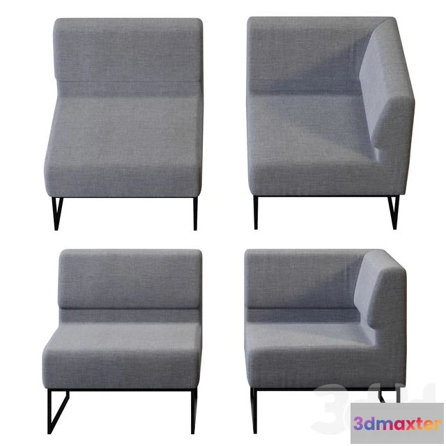 1553543 - Richman lounge sofa 3D Max