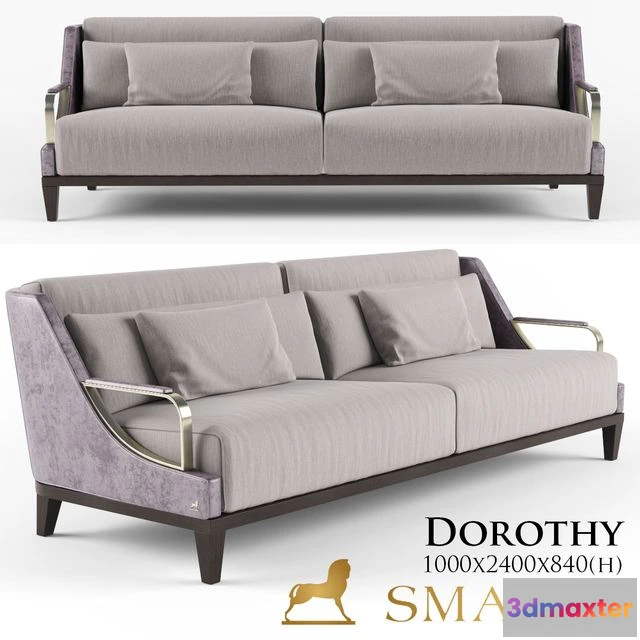 1553569 - Smania dorothy sofa 3D Max