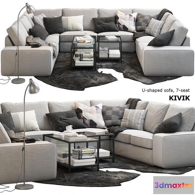 1553579 - Sofa Ikea Kivik 5 3D Max