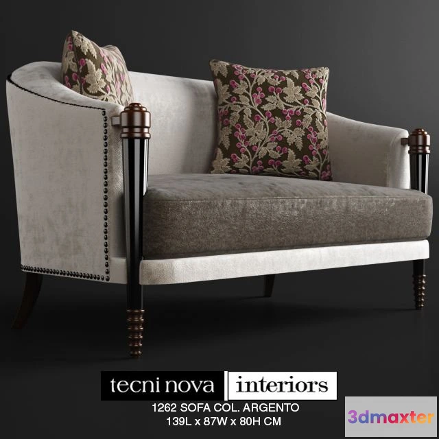 1553609 - TECNINOVA-1262 SOFA COL. ARGENTO 3D Max