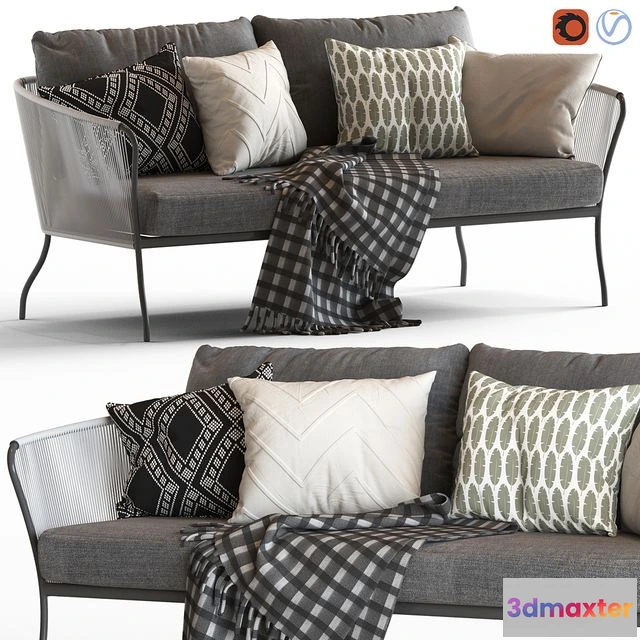 1554161 - Globewest Malaga Sofa 3D Max