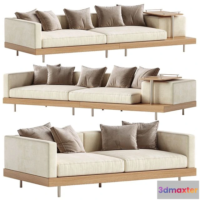 1554237 - Japandi XXL Wooden Sofa 01 3D Max
