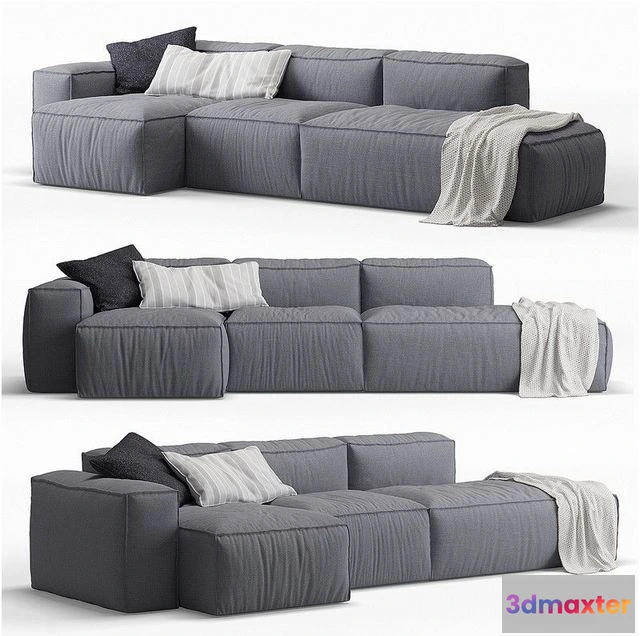 1555175 - Bonaldo Peanut B Lounge Sofa 3D Max