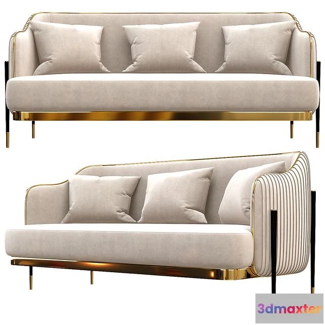 1555233 - Capital collection oxford sofa 3D Max