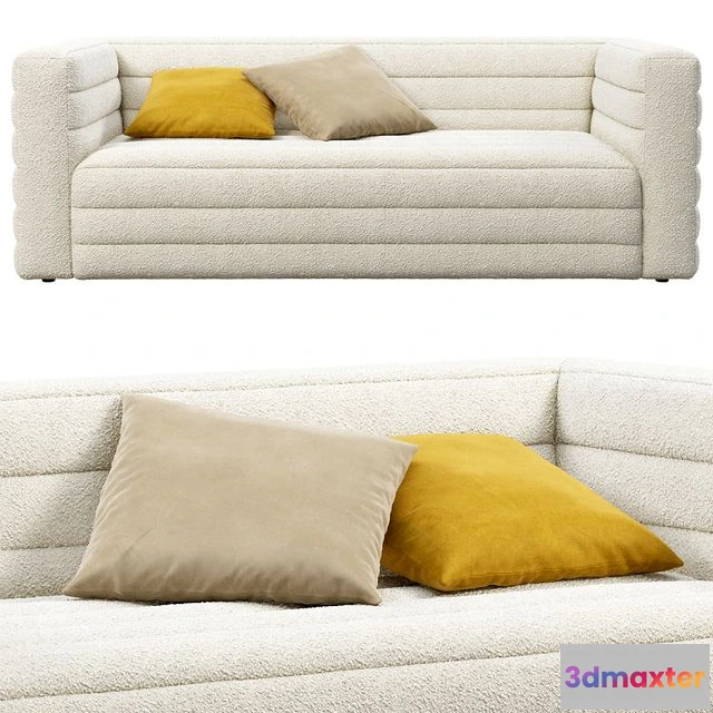 1555263 - CB2 Strato Boucle Sofa 3D Max
