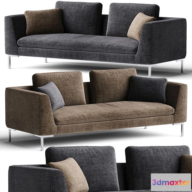 1555289 - CHARLES Sofa By B&B Italia 3D Max