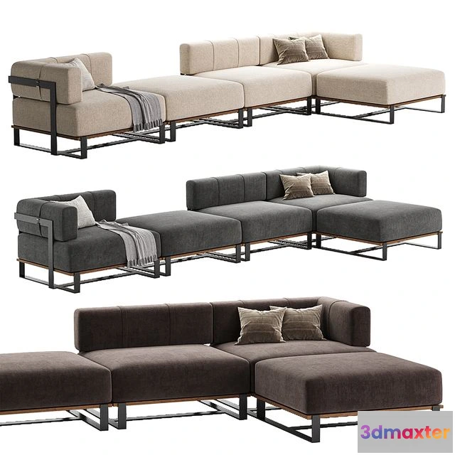 1555701 - SALIM OUTDOOR SOFA 5 set 3D Max